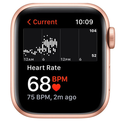Apple Watch SE (1st Generation GPS) 40mm Gold Aluminum Case with Starlight Sport Band - Gold MKQ03LL/A
