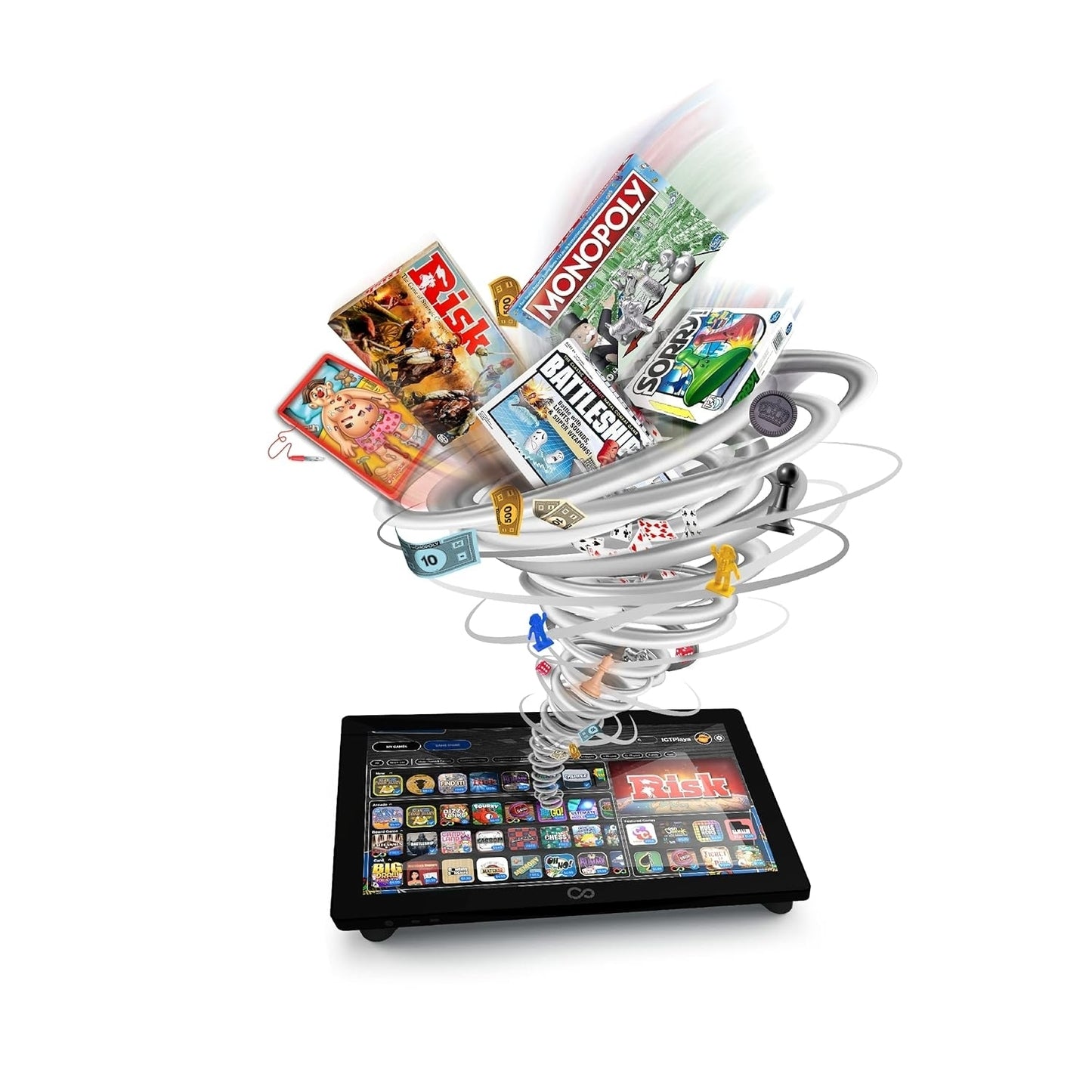 Arcade1Up 18.5" Infinity Game Board Black, Gameplay up to 6x players IGB-I-301202