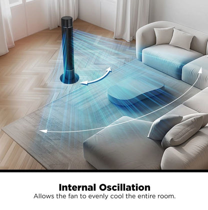 Better Homes & Gardens 40" Tall, 3-Speed Tower Fan, Internal Oscillation BHS2803696724BR