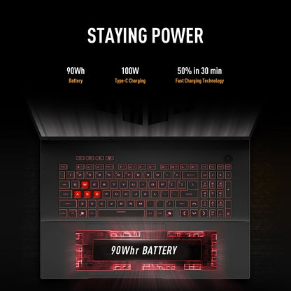 ASUS TUF Gaming A18 18" FHD+ 144Hz Gaming Laptop AMD Ryzen 7 16GB 1TB Gray