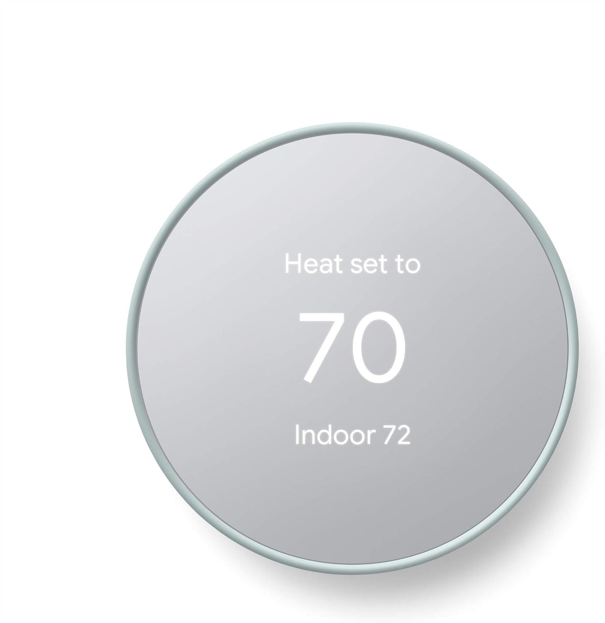 Google Nest Smart Thermostat for Home, Programmable Wi-Fi Thermostat - Fog 69N3SF