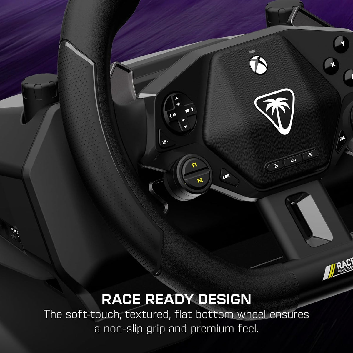 Turtle Beach Racer Wireless Racing Wheel System for Xbox Series X|S & Xbox One and Win PCs TBR-2102-05