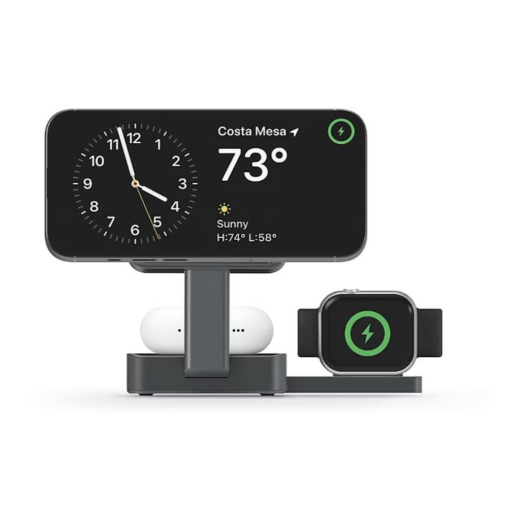 Nimble PIVOT 3-in-1 Wireless Charger, Universal Qi Charging Stand NB-WP-3N-12541