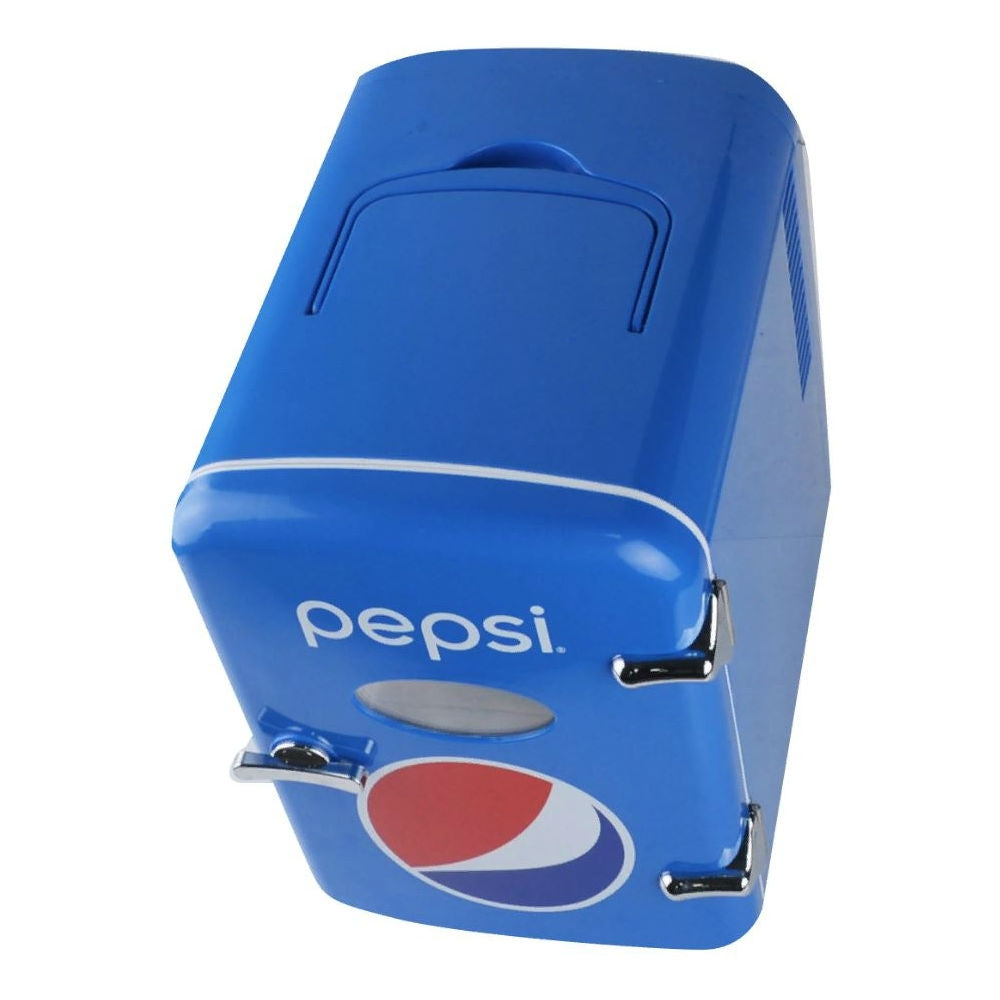 Pepsi MIS133PEP Mini Fridge, BLUE Holds 6 cans or 4 liters (Renewed)