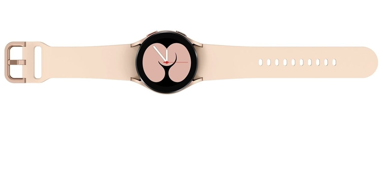 Samsung Galaxy Watch4 40mm Bluetooth Smartwatch Rose Gold Silicone Strap SM-R860NZDCXAA