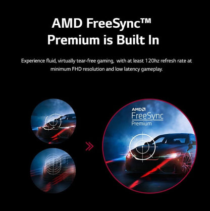 LG 24” UltraGear FHD (1920 x 1080), 1ms, 165Hz Gaming Monitor Black 24GQ40W-B