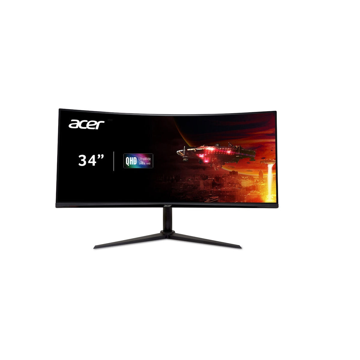 Acer Nitro ED0 ED340CU J0biipx 34" 1440p 120 Hz Curved Ultra-Wide Gaming Monitor UM.CE0AA.002