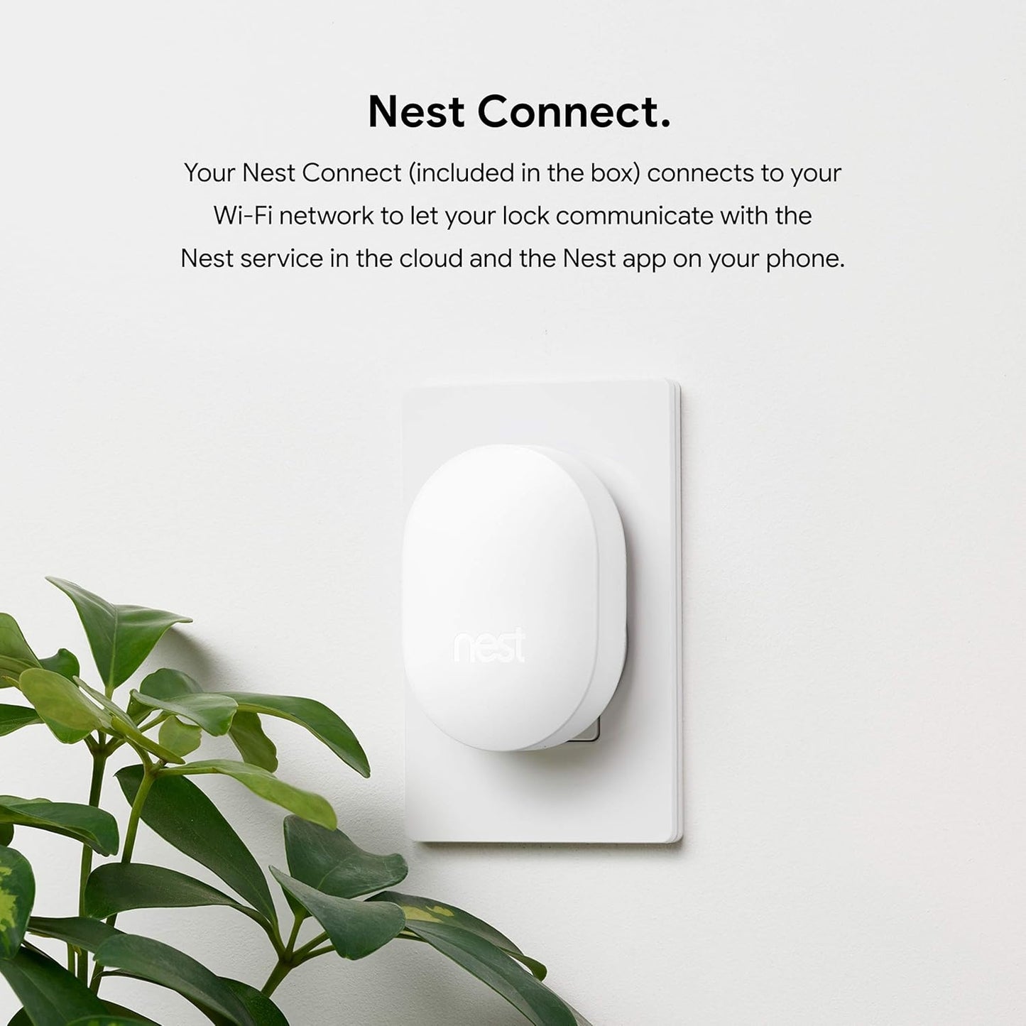 Nest x Yale - Smart Lock Wi-Fi Replacement Deadbolt with App/Keypad/Voice assistant Access - Satin Nickel