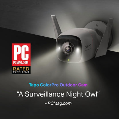 TP-Link Tapo ColorPro C325WB 4MP Wi-Fi Outdoor Camera with Spotlights