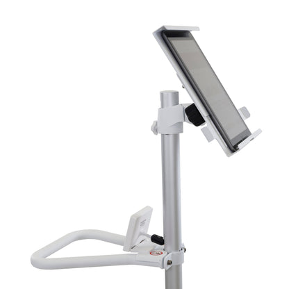 Ergotron StyleView Pole Cart, Up to 24-inch Monitor, Bright White 24-818-211