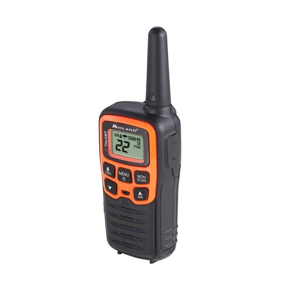 Midland - X-TALKER 28-Mile, 22-Channel FRS 2-Way Radios (Pair) - Orange T51VP3X6