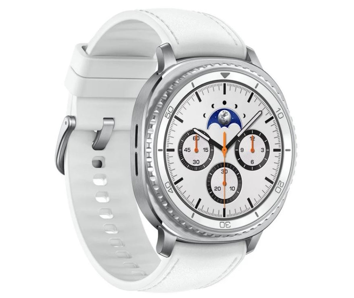 Samsung Galaxy Watch8 Classic Stainless Steel Smartwatch 46mm BT - White - (2025) SM-L500NZWAXAA
