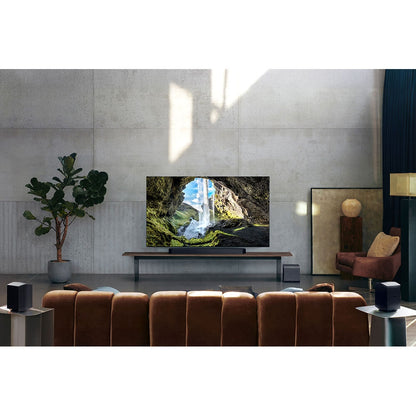 SAMSUNG Q-Series Soundbar 11.1.4 ch w/ Subwoofer and Rear Speaker - Graphite Black HW-Q990F/ZA