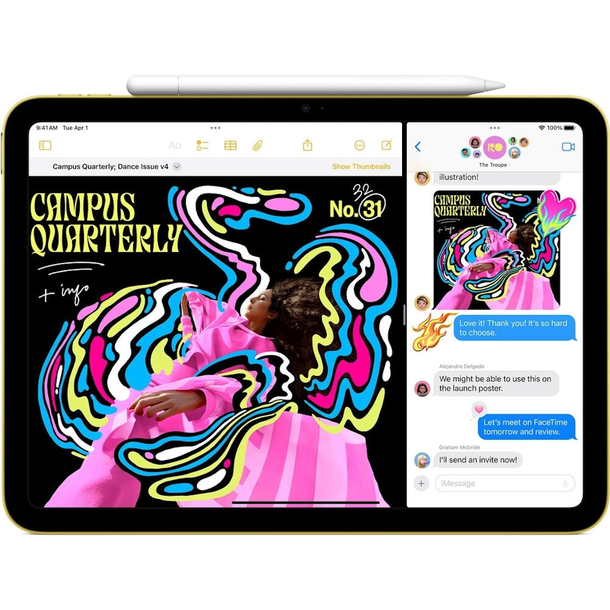 Apple 11-inch iPad A16 chip with Wi-Fi 128GB Silver MD3Y4LLA