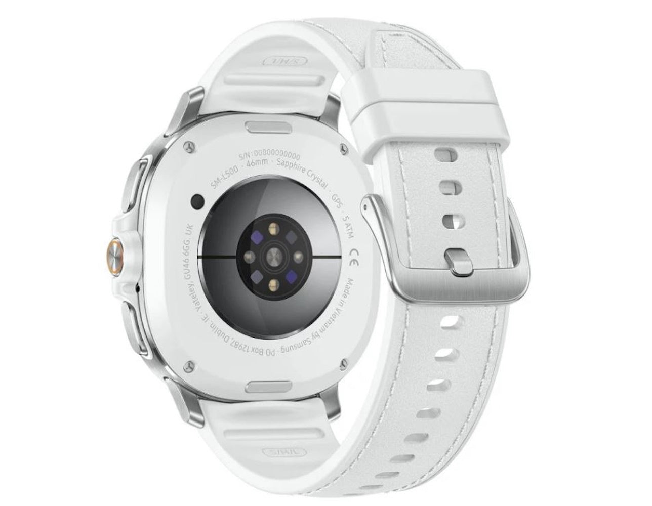 Samsung Galaxy Watch8 Classic Stainless Steel Smartwatch 46mm BT - White - (2025) SM-L500NZWAXAA