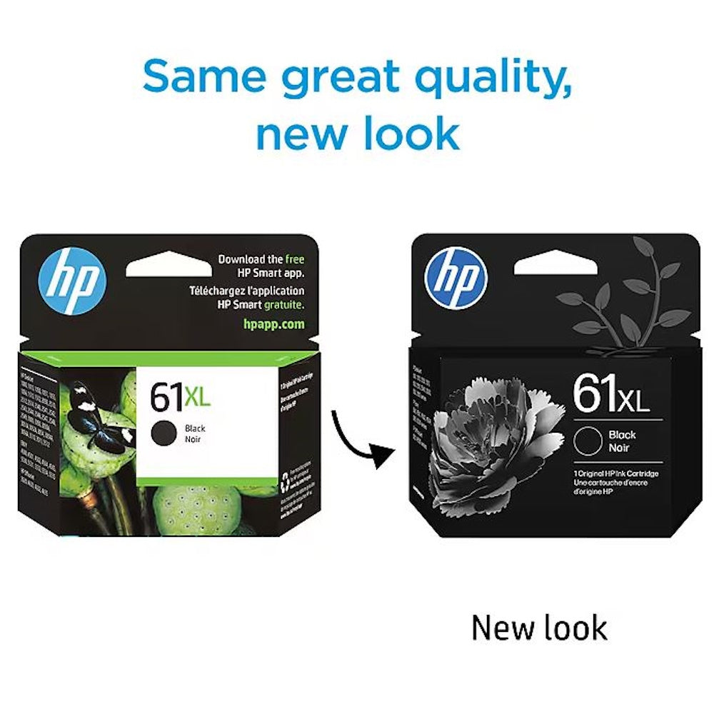 HP - 61XL High-Yield Ink Cartridge - Black CH563WN#140