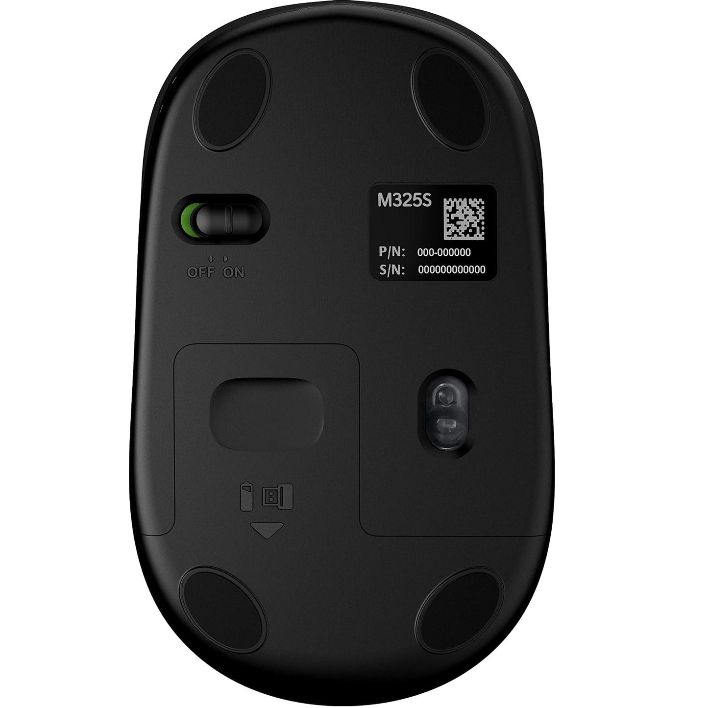 Logitech - M325s Wireless Optical Compact Ambidextrous Mouse Vivid Violet 910-006826