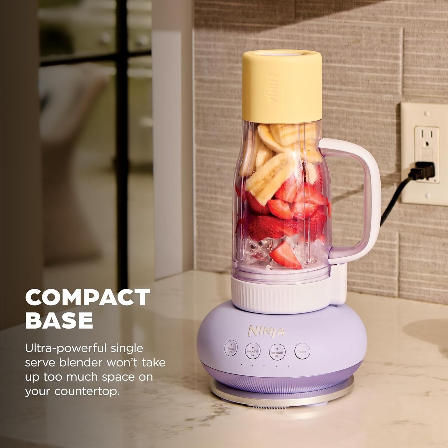 Ninja BlendBOSS Personal Blender 26oz Tumbler 1200PW Purple DB351PR