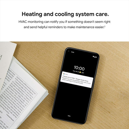 Google - Nest Thermostat - Programmable Wi-Fi Smart Thermostat - Fog GA02083-US