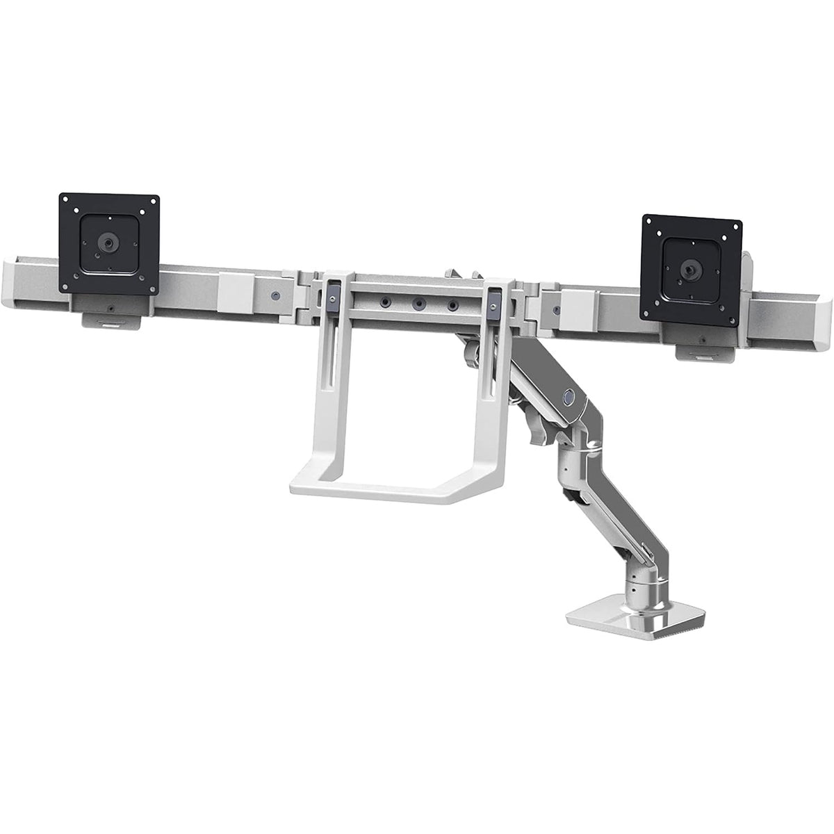 Ergotron HX Dual Monitor Desk Arm Polished Aluminum 45-476-026