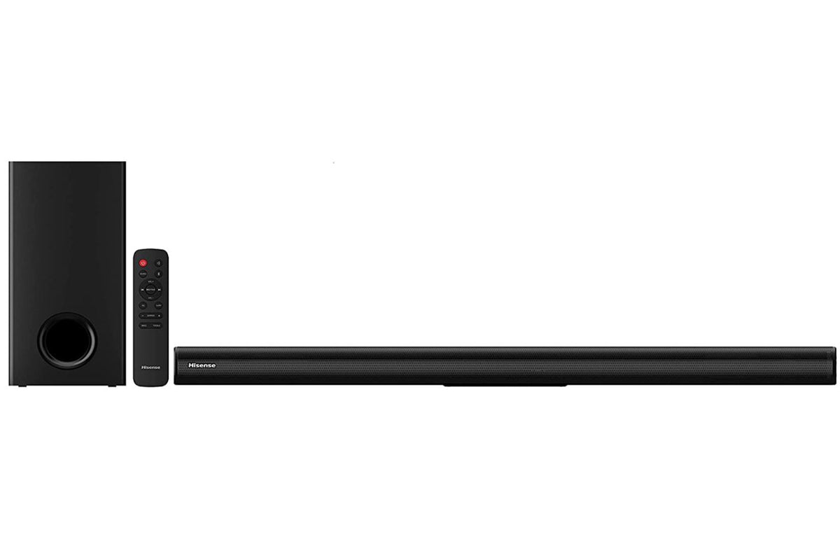 Hisense HS218 2.1ch Sound Bar w/ Wireless Subwoofer 200W, Bluetooth, HDMI ARC