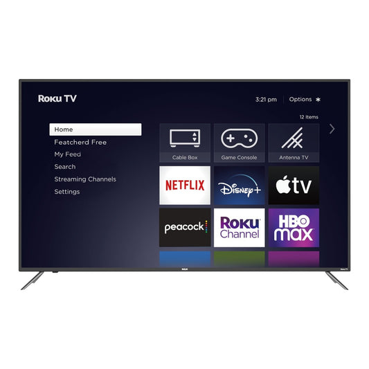 RCA 58" Roku Smart 4K UHD TV – Stunning Picture, Voice Control, HDR10 RTRU5827