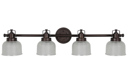 Sunset Lighting Four Light Vanity - Wren Provinzial Bronze F3194-64