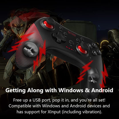 Acer Nitro Gaming Controller NGR200 for PC & Android Devices - Red/Black