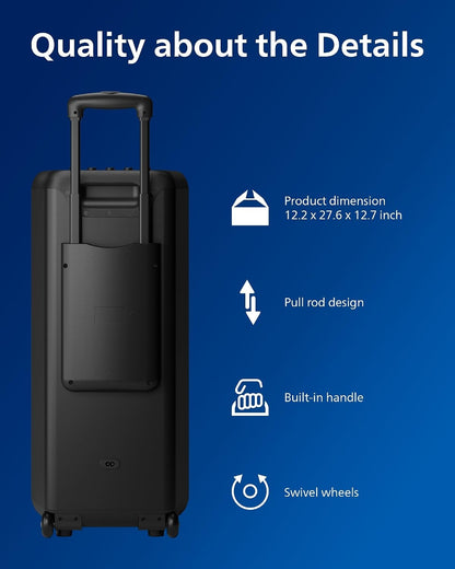 Philips - 80 W Wireless Speaker (Each) - Black TAX5206/37