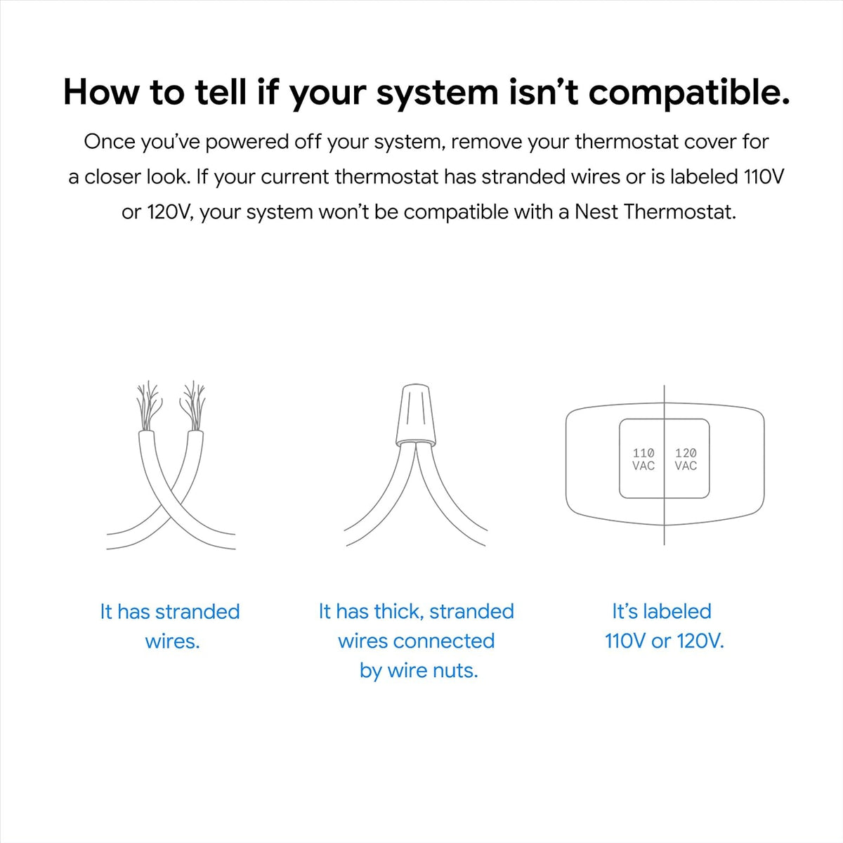 Google Nest Smart Thermostat for Home, Programmable Wi-Fi Thermostat - Fog 69N3SF