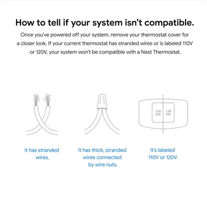Google Nest Smart Thermostat for Home, Programmable Wi-Fi Thermostat - Fog 69N3SF