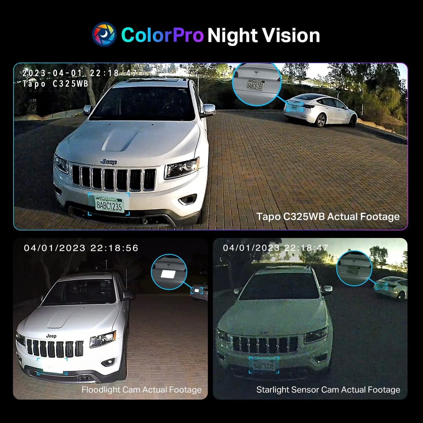 TP-Link Tapo ColorPro C325WB 4MP Wi-Fi Outdoor Camera with Spotlights