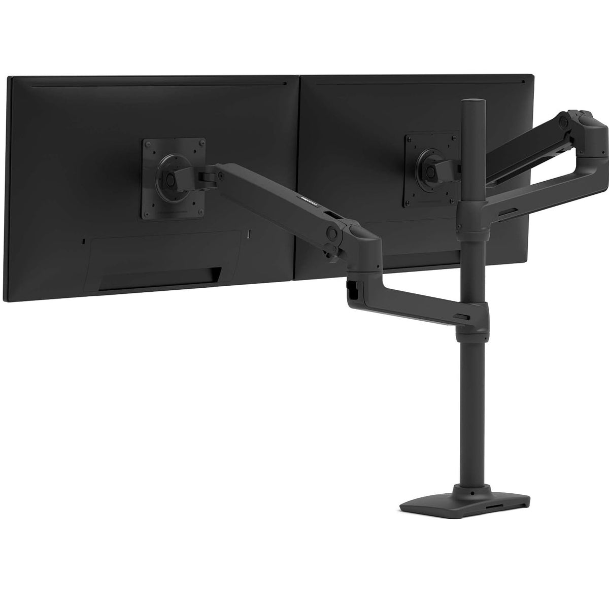 Ergotron LX Dual Desk Mount Stacking Arm for Displays up to 40" Matte Black 45-509-224
