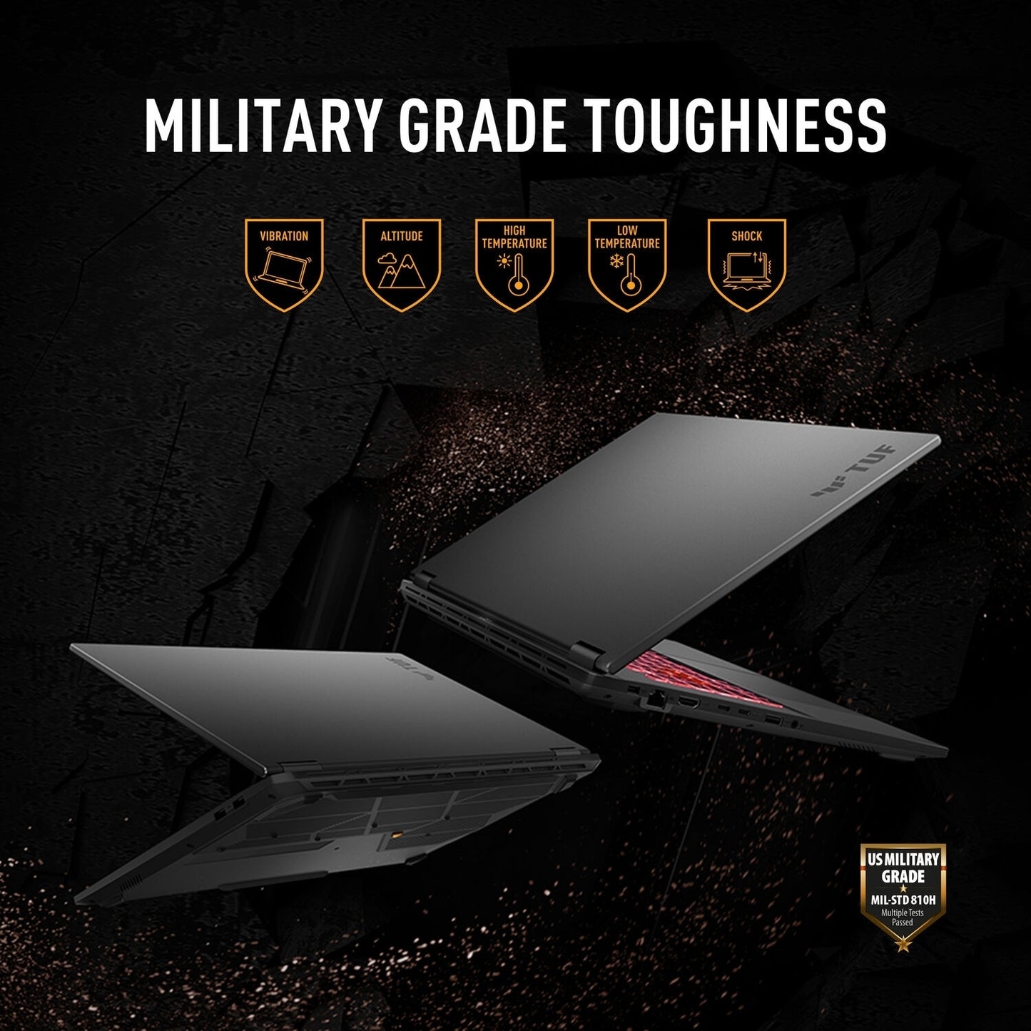 ASUS TUF Gaming A18 18" FHD+ 144Hz Gaming Laptop AMD Ryzen 7 16GB 1TB Gray