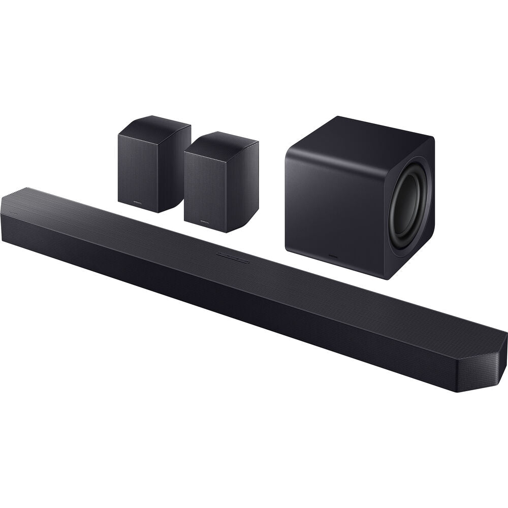Samsung Q-Series Soundbar 11.1.4 ch w/ Subwoofer and Rear Speaker Graphite Black HW-Q990F/ZA