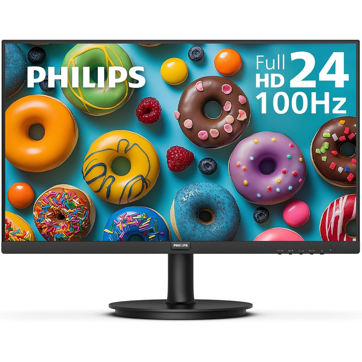 Philips 27" 1920×1080, 4ms, HDMI 1.4, VGA Computer Monitor FHD 100Hz VA VESA Eye Care, 271V8LB