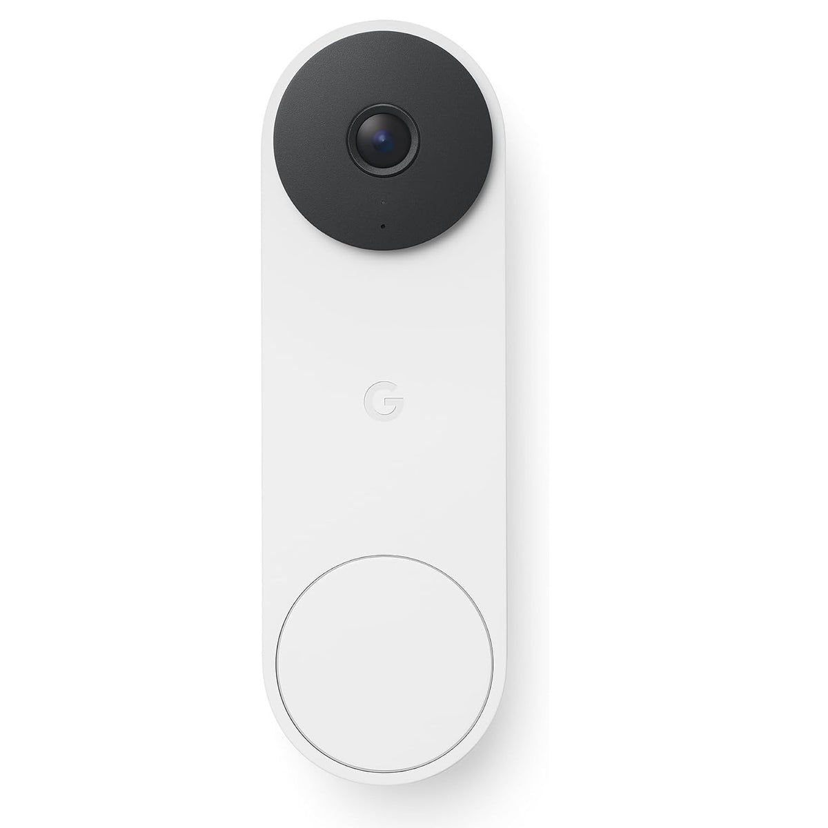 Google - Nest Doorbell (wired, 3rd gen) - Latest Model - 2K Video and Gemini - Snow GA09967-US