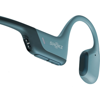 Shokz OpenRun Pro Bone Conduction Open-Ear Sport Headphones Blue S810-ST-BL-US