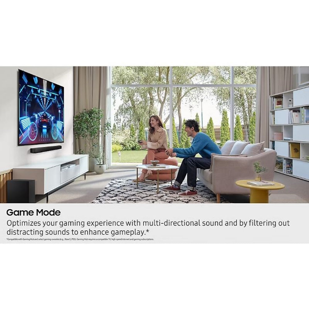 Samsung 2.1Ch Soundbar with Subwoofer Dolby Audio/DTS Virtual:X HW-B53CF/ZA