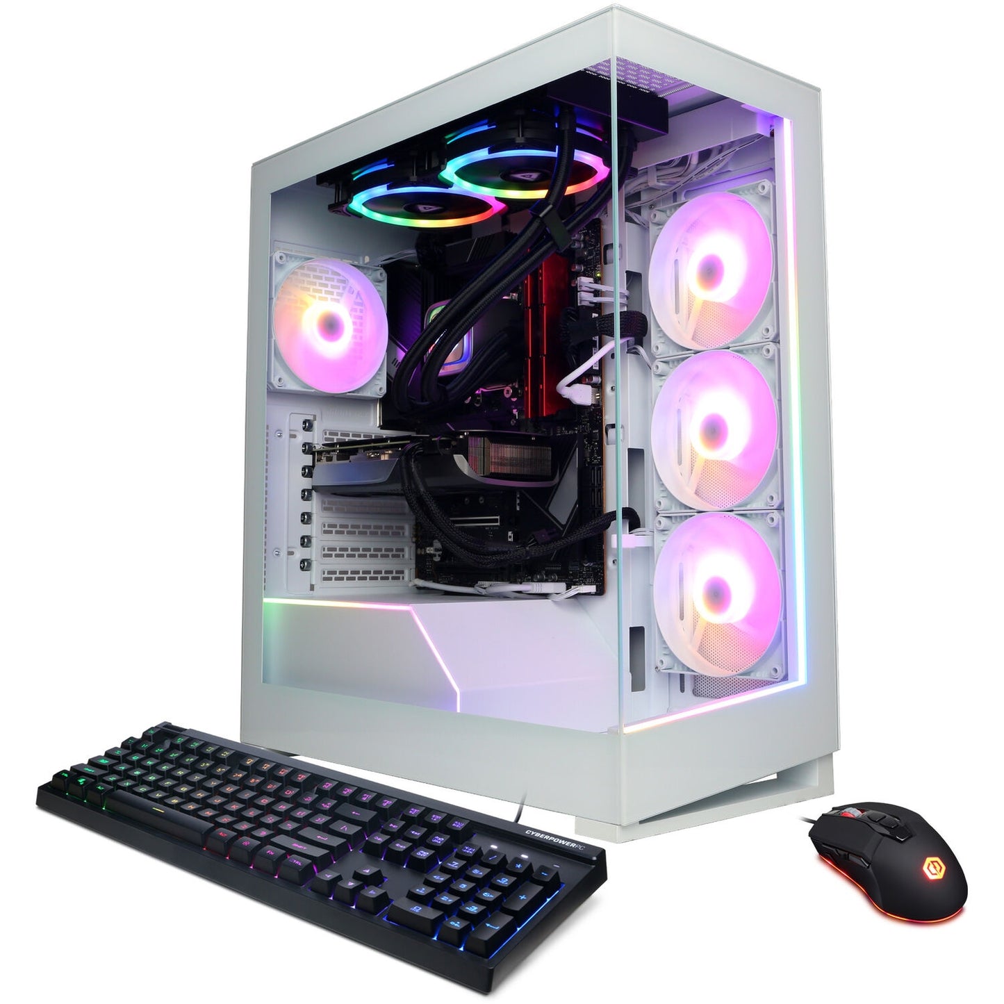 CyberPowerPC Gamer Supreme Gaming Desktop Intel Core i9-14900KF 32GB Memory NVIDIA GeForce RTX 4070 SUPER 12GB 1TB SSD