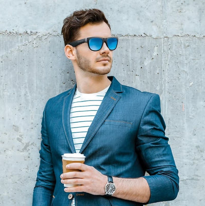 Brookstone Wireless Audio Sunglasses with Bluetooth Open-Ear Speakers, UV Protection & Anti-Glare Lenses, IPX5 - BSADSHD255