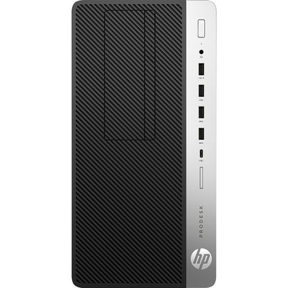 HP ProDesk 600 G3 Microtower Desktop Computer, Intel Core i3-7100 3.90 GHz, 4GB/500GB, Win 10 Pro 1FY45UT#ABA