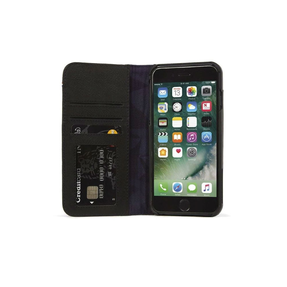 Decoded Leather Wallet Case for Apple iPhone 7 Plus Black DA6IPO7PLCW3BK