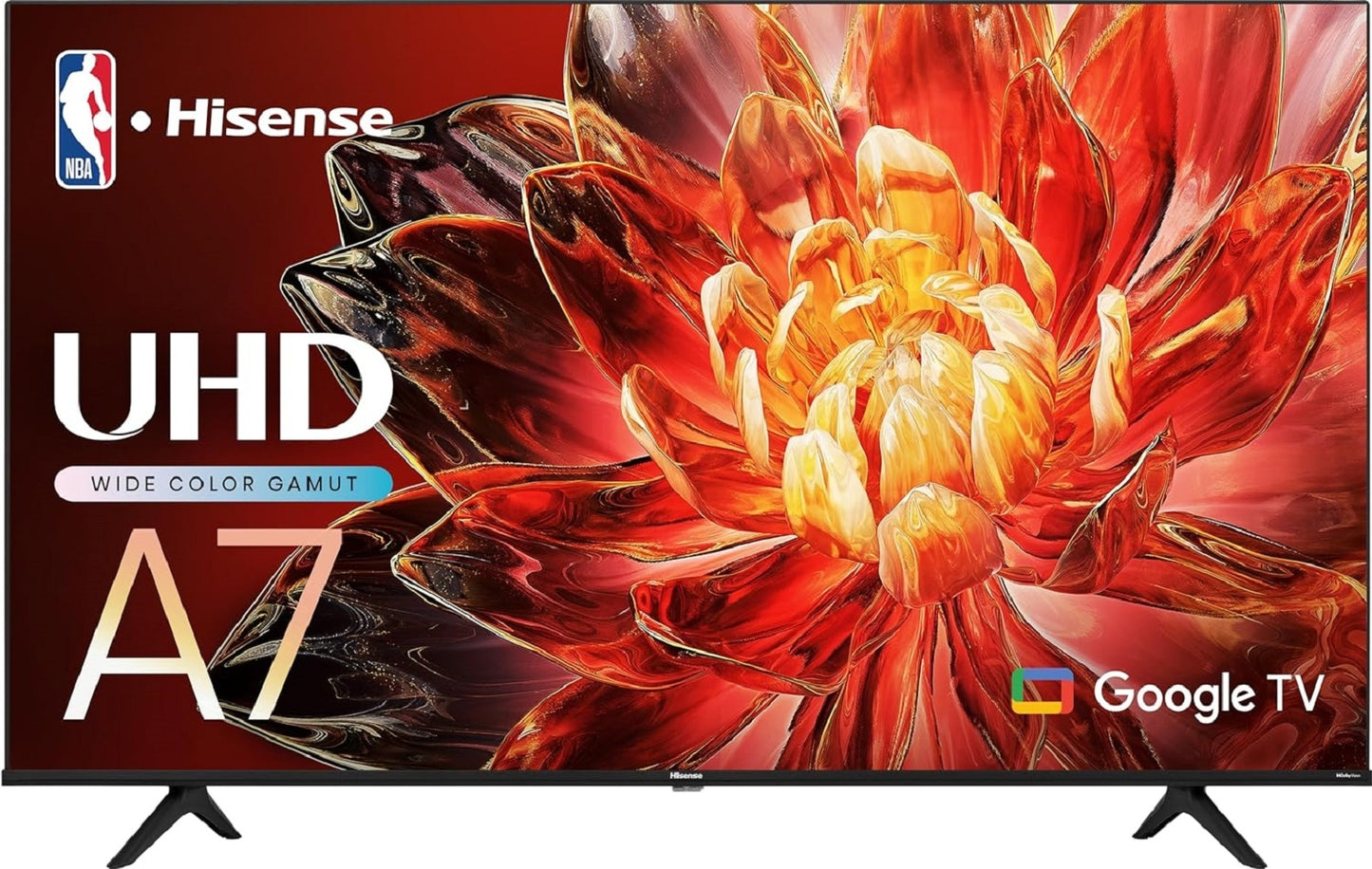 HISENSE 65" 4K UHD SMART GOOGLE TV Hisense A7 Series 65-Inch Class 4K UHD Smart Google TV with Voice Remote 65A7N