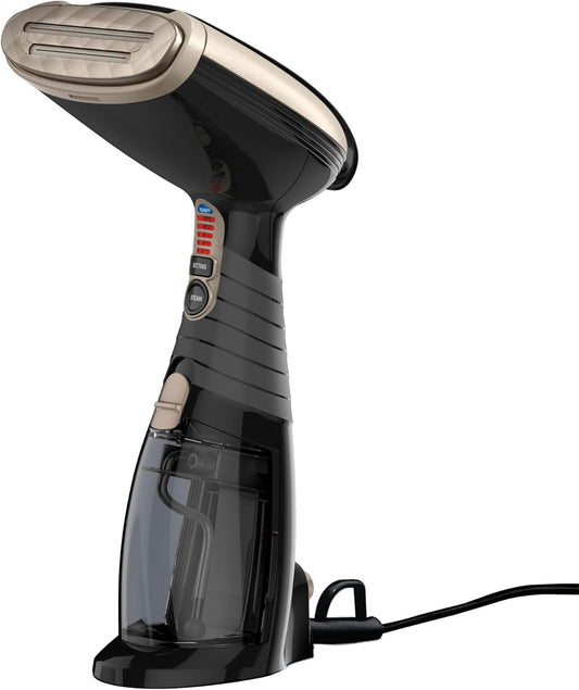 Conair Handheld Garment Steamer for Clothes, Turbo ExtremeSteam 1875W, Black GS59B