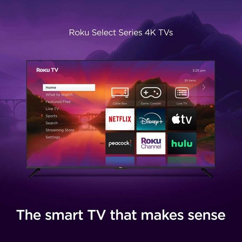 Roku 55" Class Select Series 4K Smart RokuTV 55R4A5R, Designed for seamless streaming