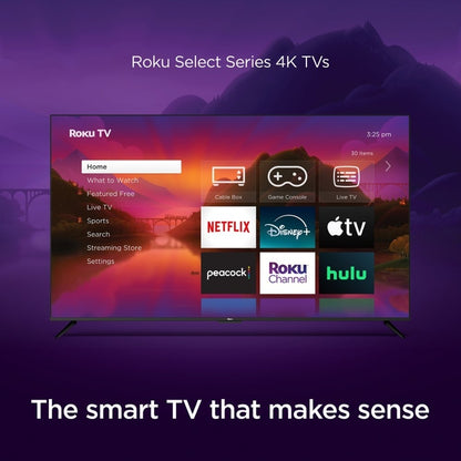 Roku 55" Class Select Series 4K Smart RokuTV 55R4A5R, Designed for seamless streaming