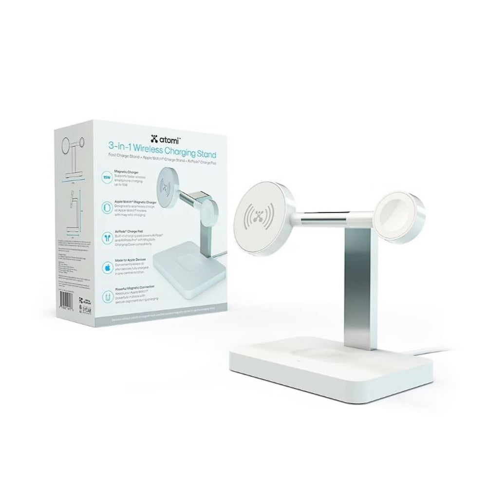Atomi 3-in-1 Wireless Charging Stand AT1595