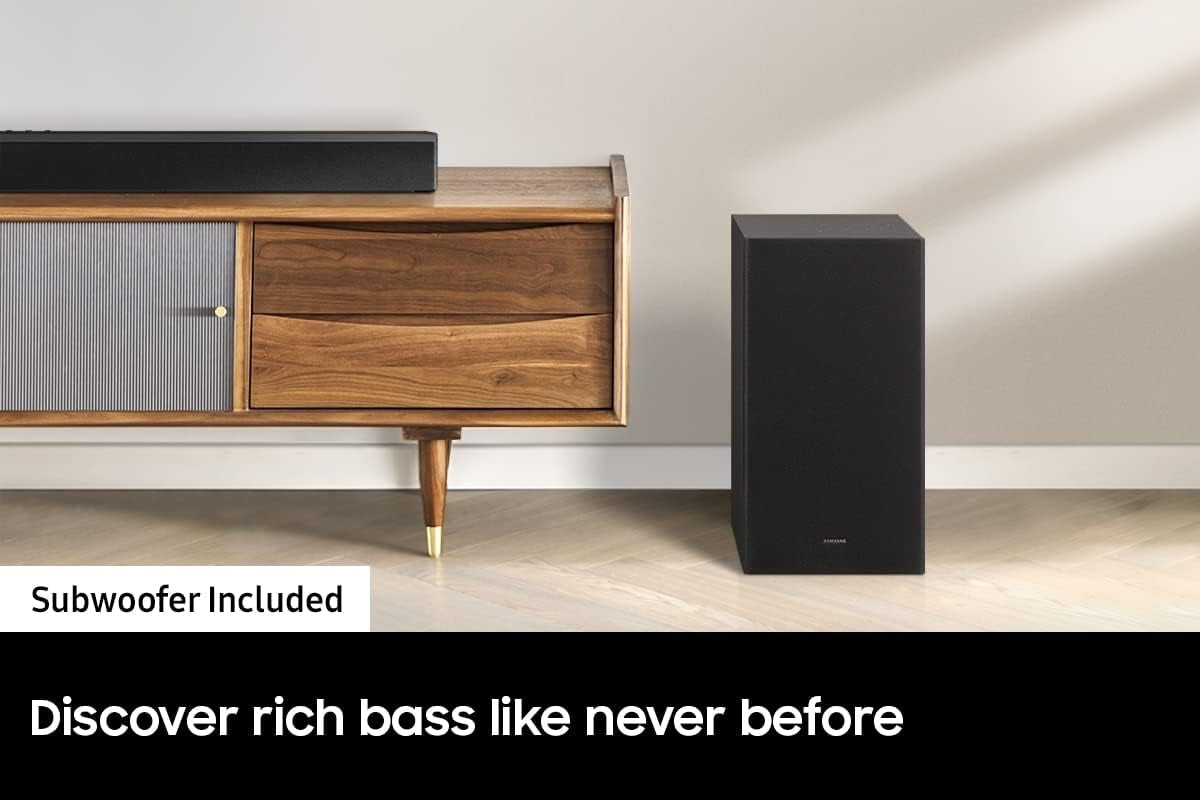 Samsung HW-B650/ZA 3.1ch Soundbar with Dolby 5.1 / DTS Virtual:X - Black