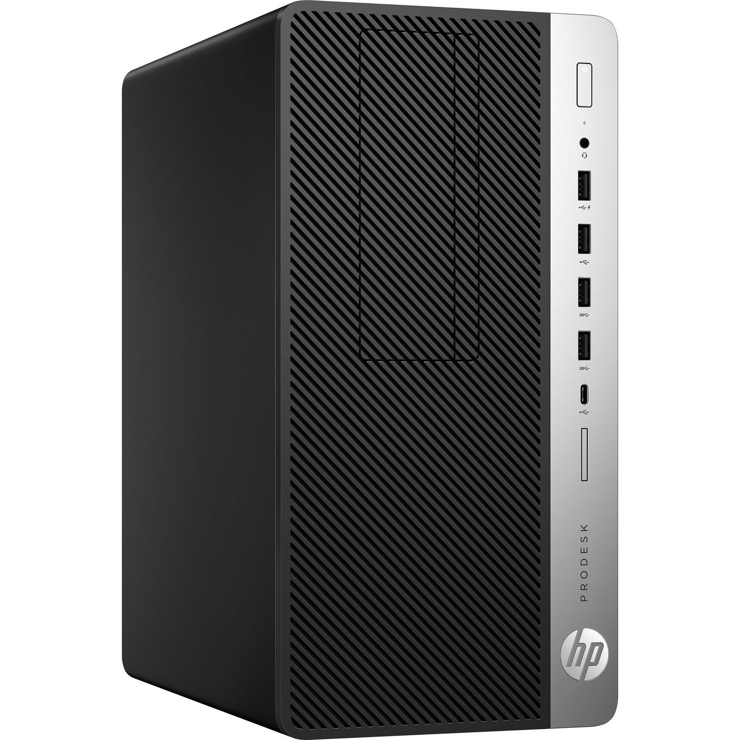 HP ProDesk 600 G3 Microtower Desktop Computer, Intel Core i3-7100 3.90 GHz, 4GB/500GB, Win 10 Pro 1FY45UT#ABA
